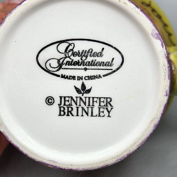 Certified International  Large Cup Mug Jennifer Brinley Chef Cooking 16 oz - Picture 6 of 8